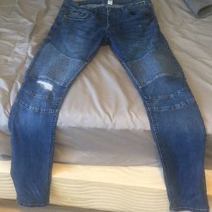 Biker jeans